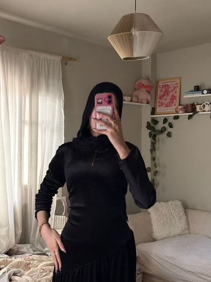 Velvet Evening Dress